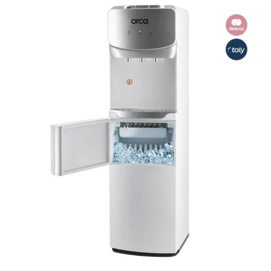 Orca 3-in-1 Freestanding Water Dispenser with Bullet Ice Maker - White